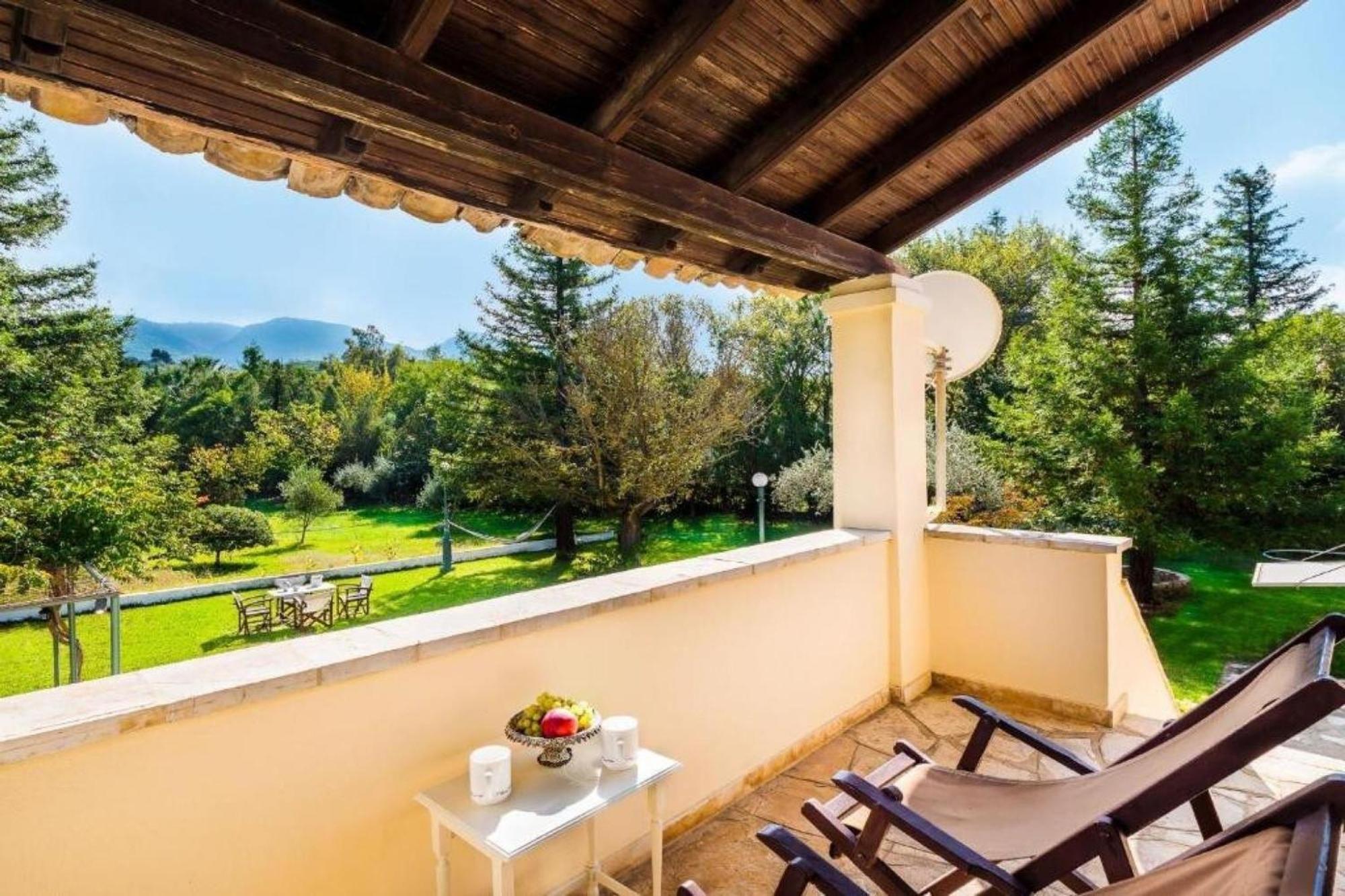Secret Garden House - Private Garden With Pool Villa Acharavi  Exterior photo